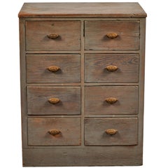 Early American Eight-Drawer Painted Dresser