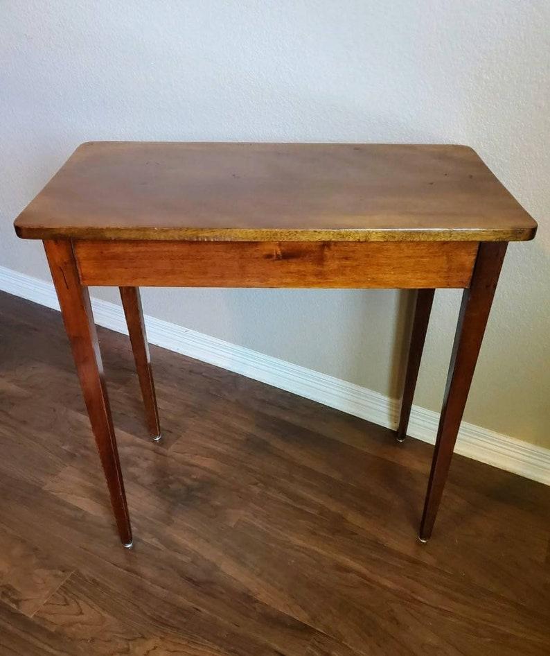 Bronze Early American Federal Period Mahogany Table