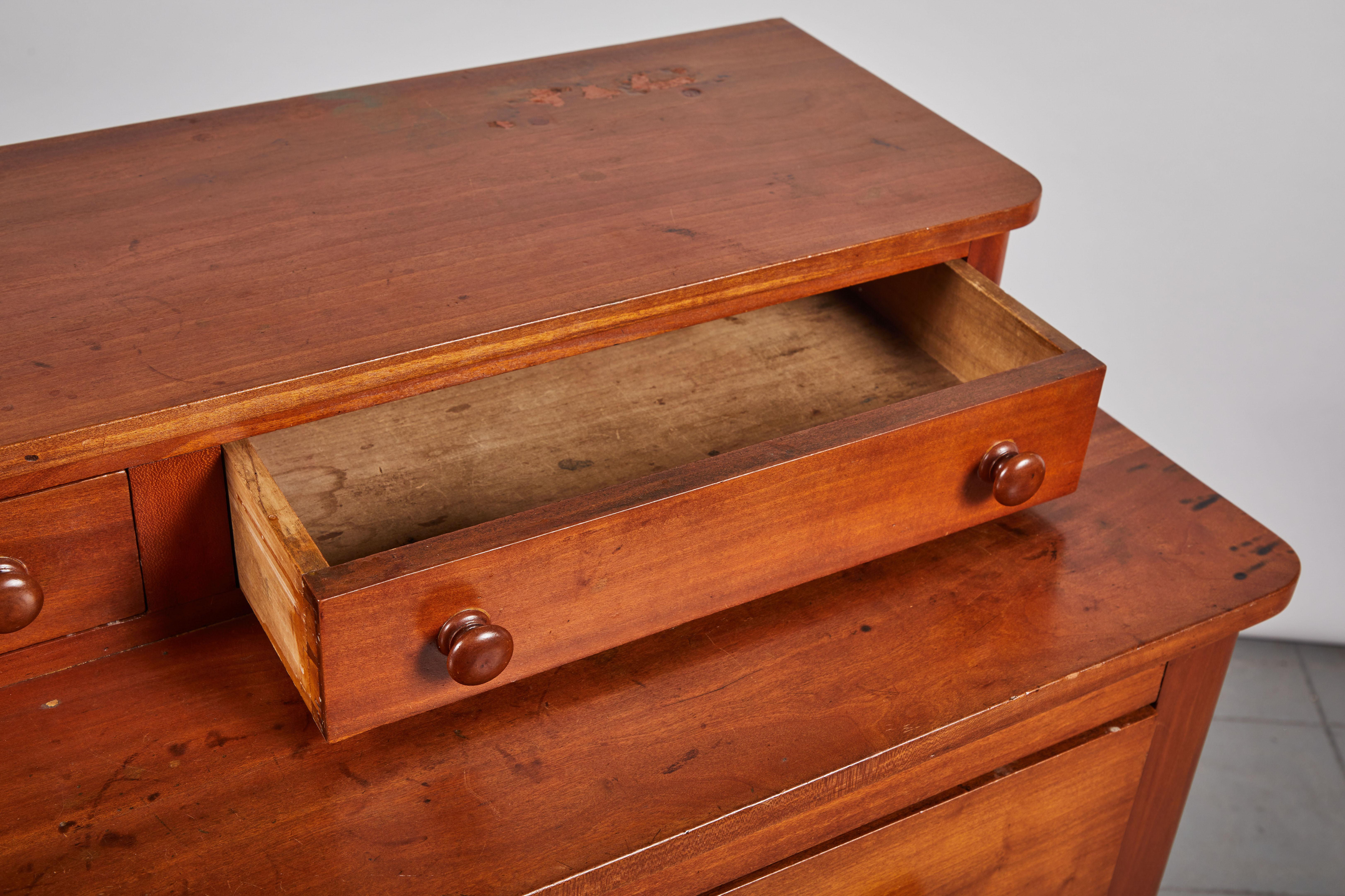 Early American Five-Drawer Dresser 1