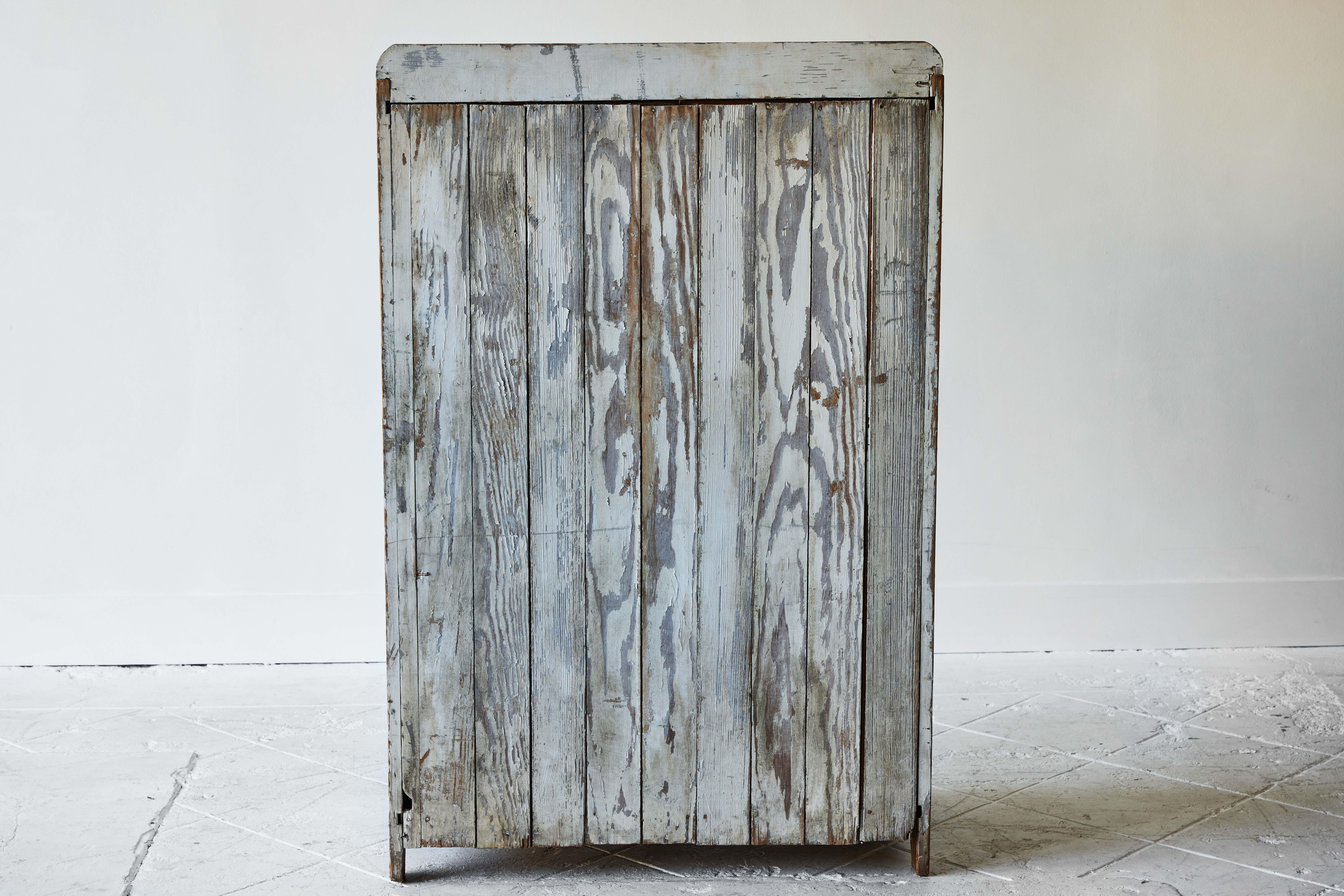 19th Century Early American Gallery Top Cupboard