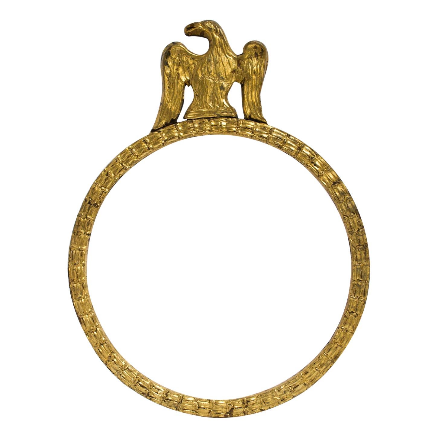 Cadre doré américain ancien