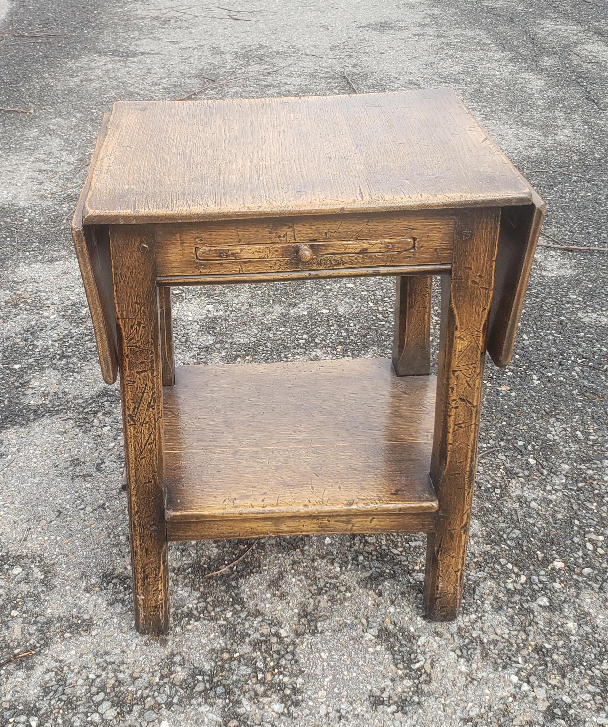 antique pull out table