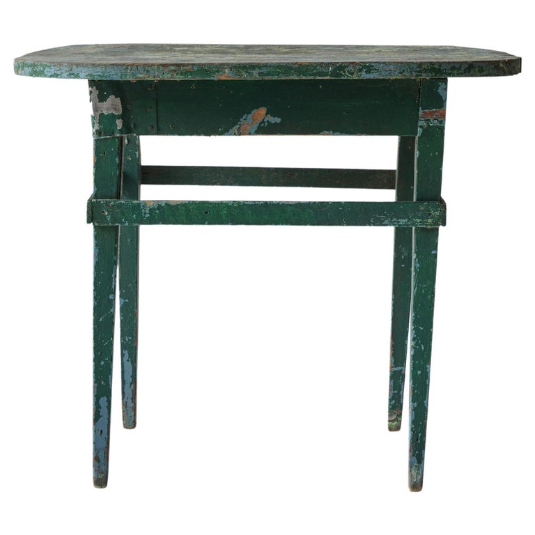 Early American Painted Side Table at 1stDibs