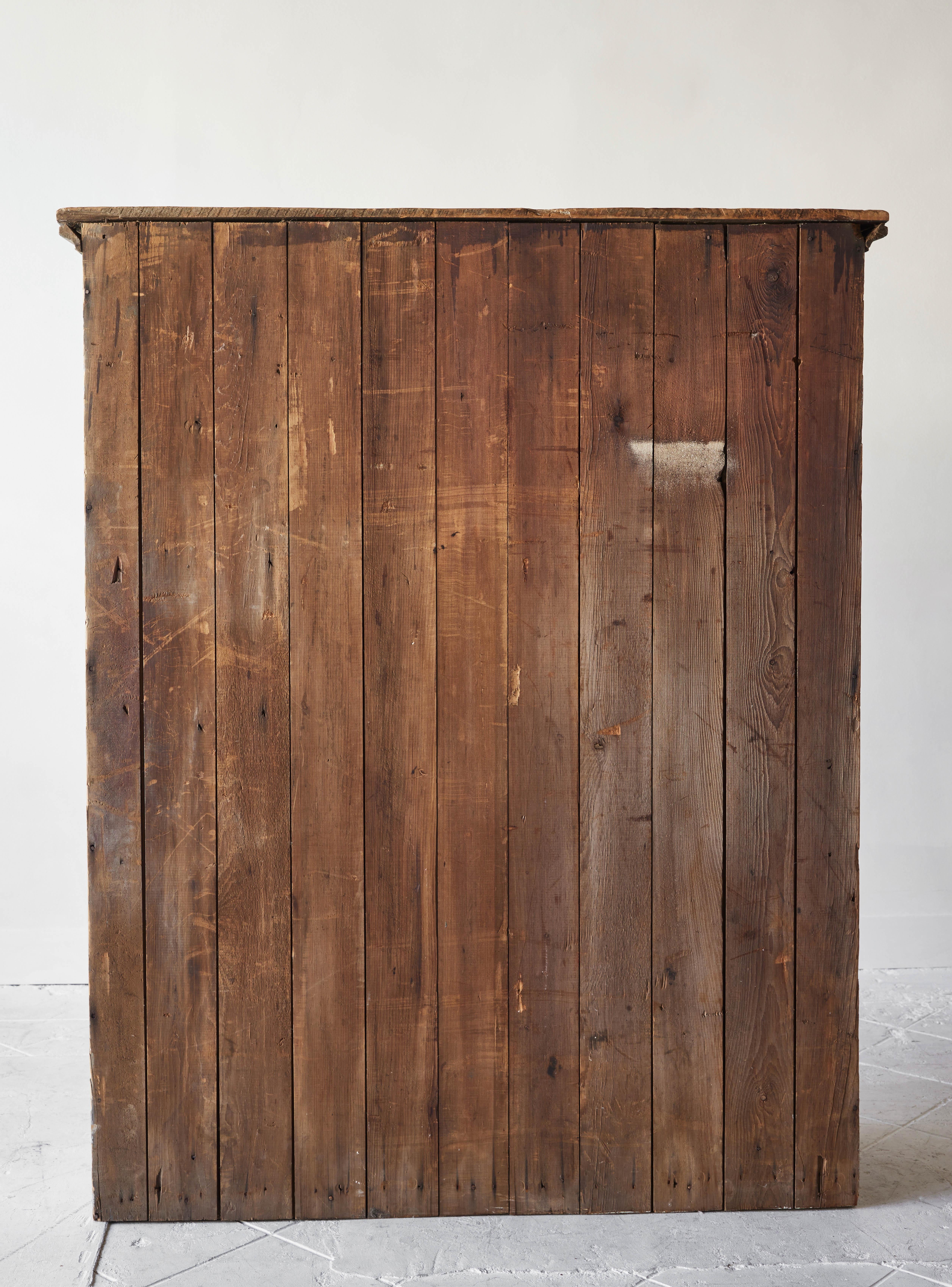 Early American Painted Single Door Country Cupboard 4