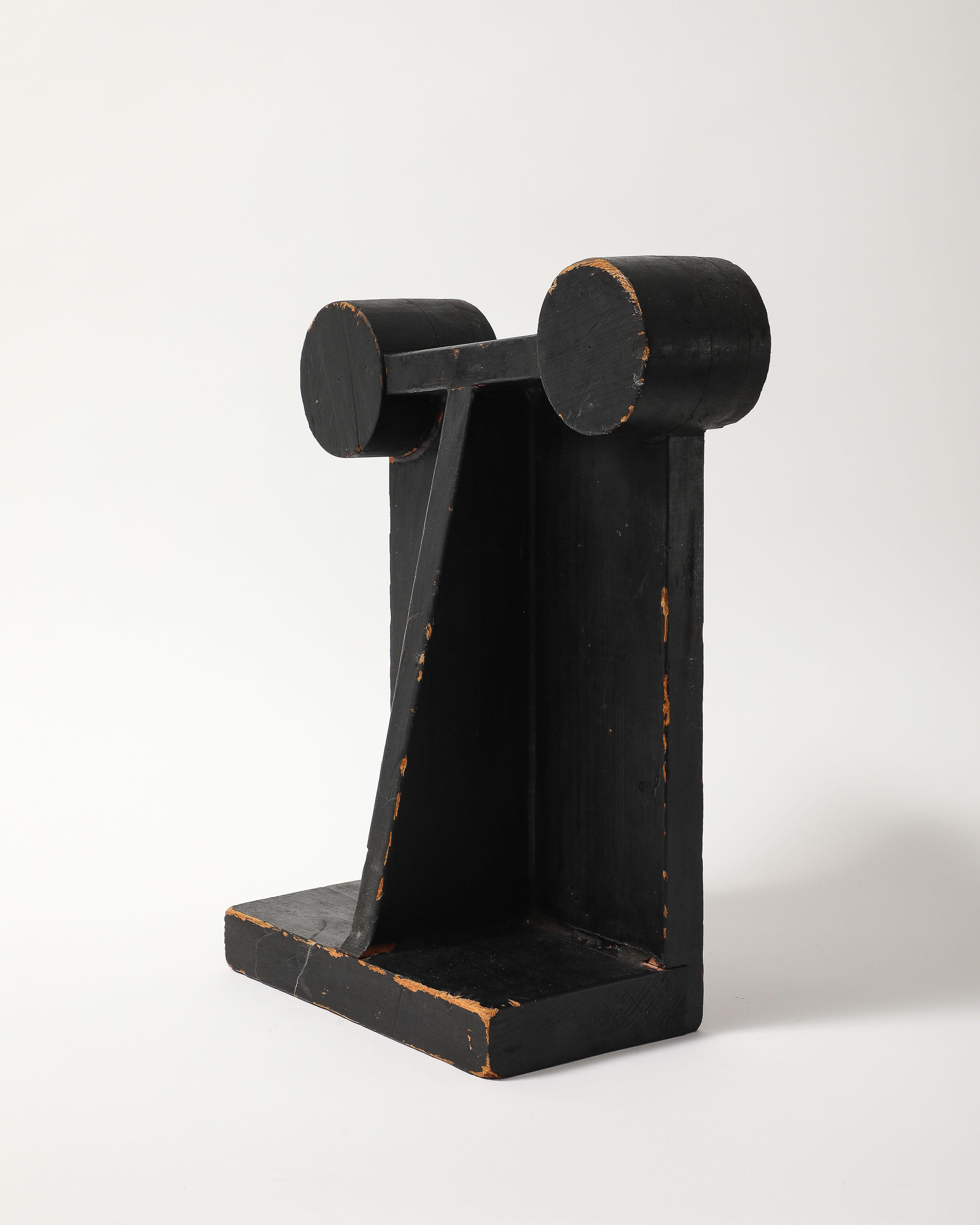 Bois Sculpture en bois peint du début de l'Amérique en vente