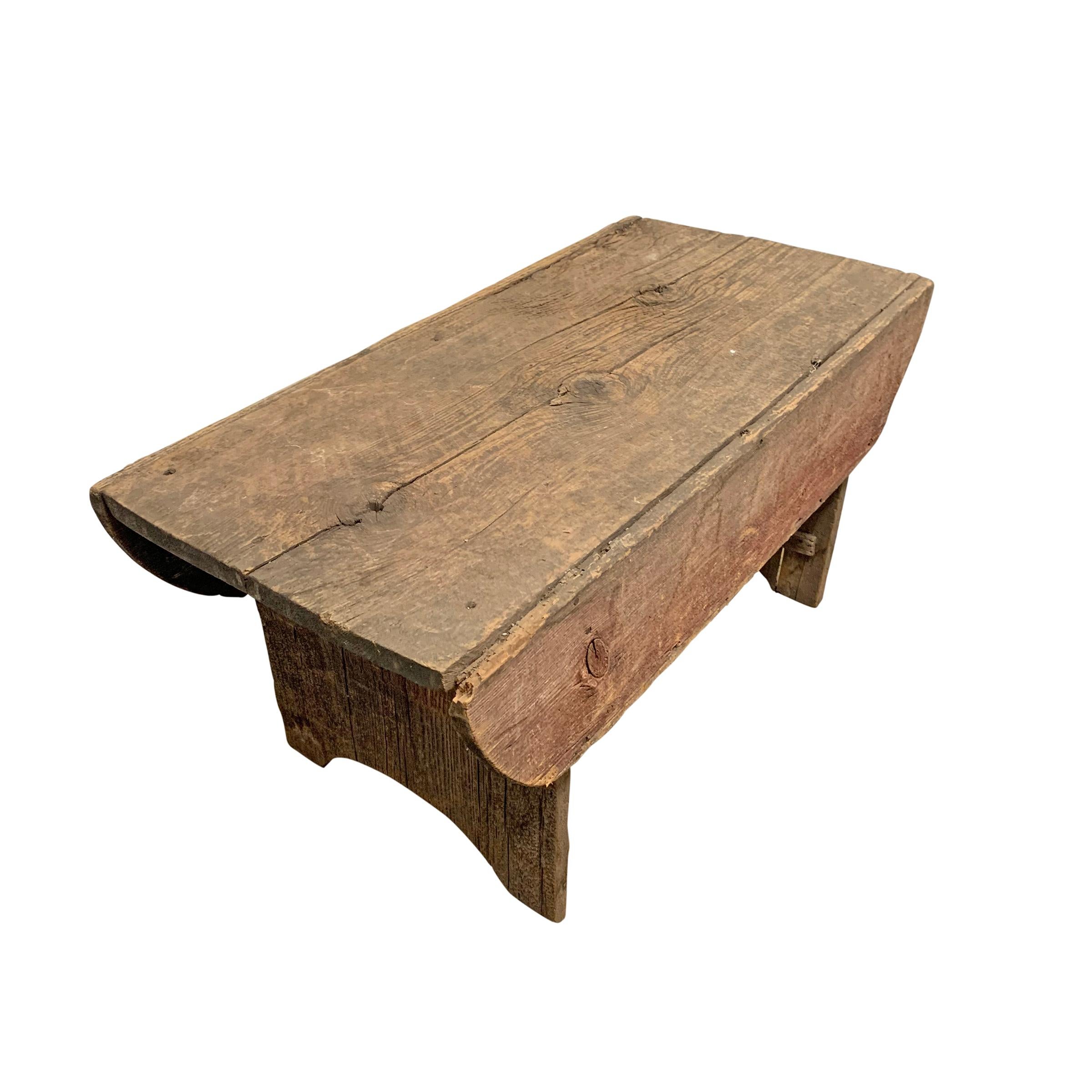 19th Century Early American Primitive Bench