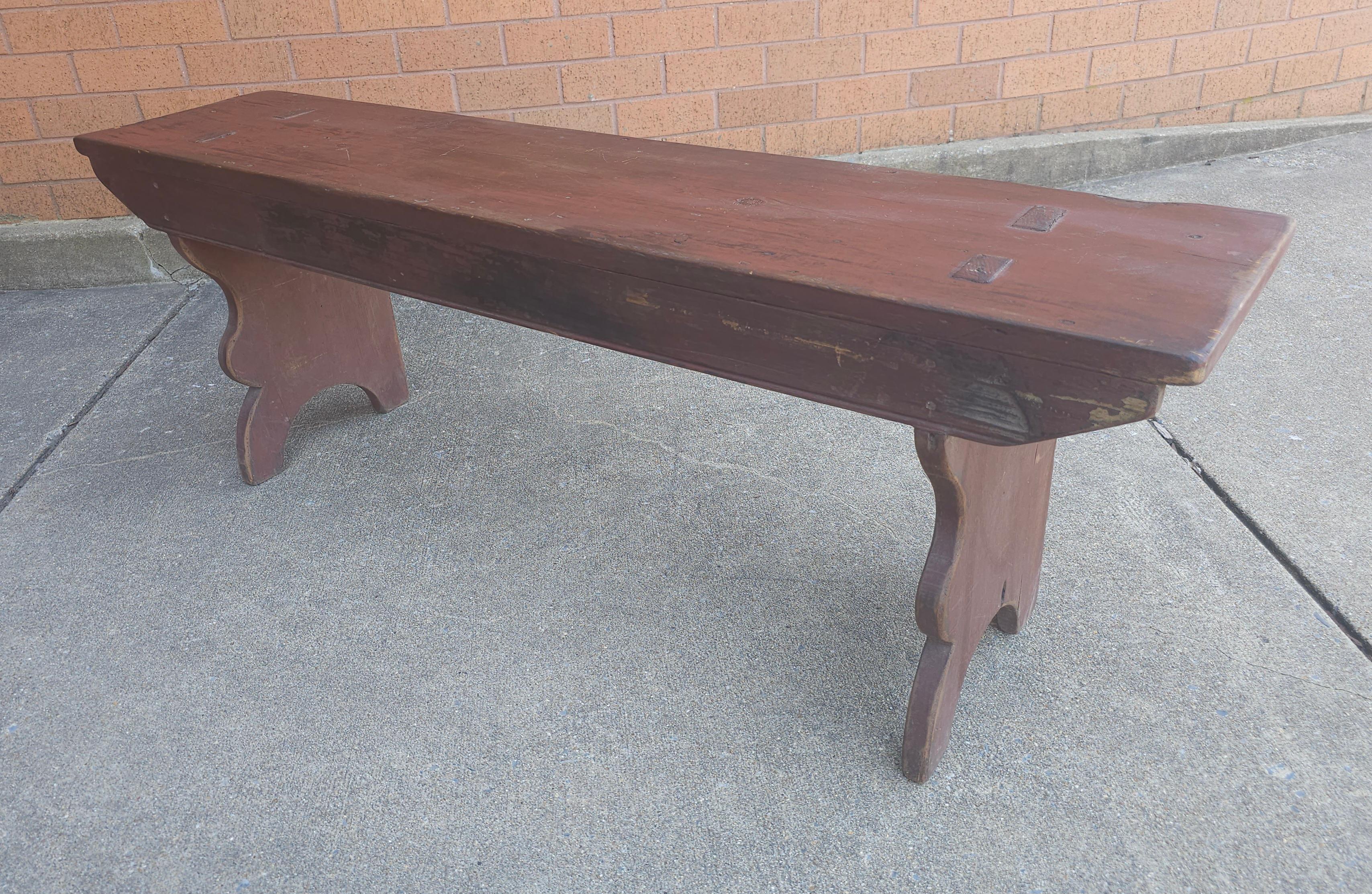 Early American Primitive Bench For Sale 2