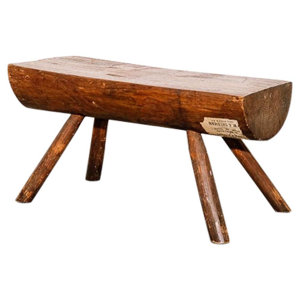 Early American Primitive Footstool