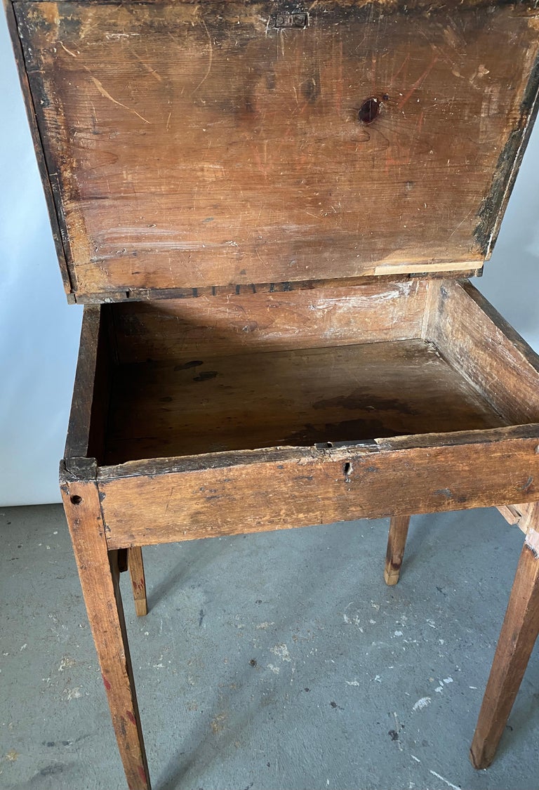 Early American Raise Top School Desk For Sale at 1stDibs antique