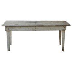 Early American Rustic Farm Work Table