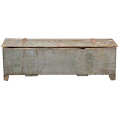 Early American Rustic Grey Trunk