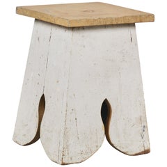 Early American Side Table with Moorish Details