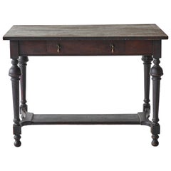 Early American Single Drawer Writing Desk