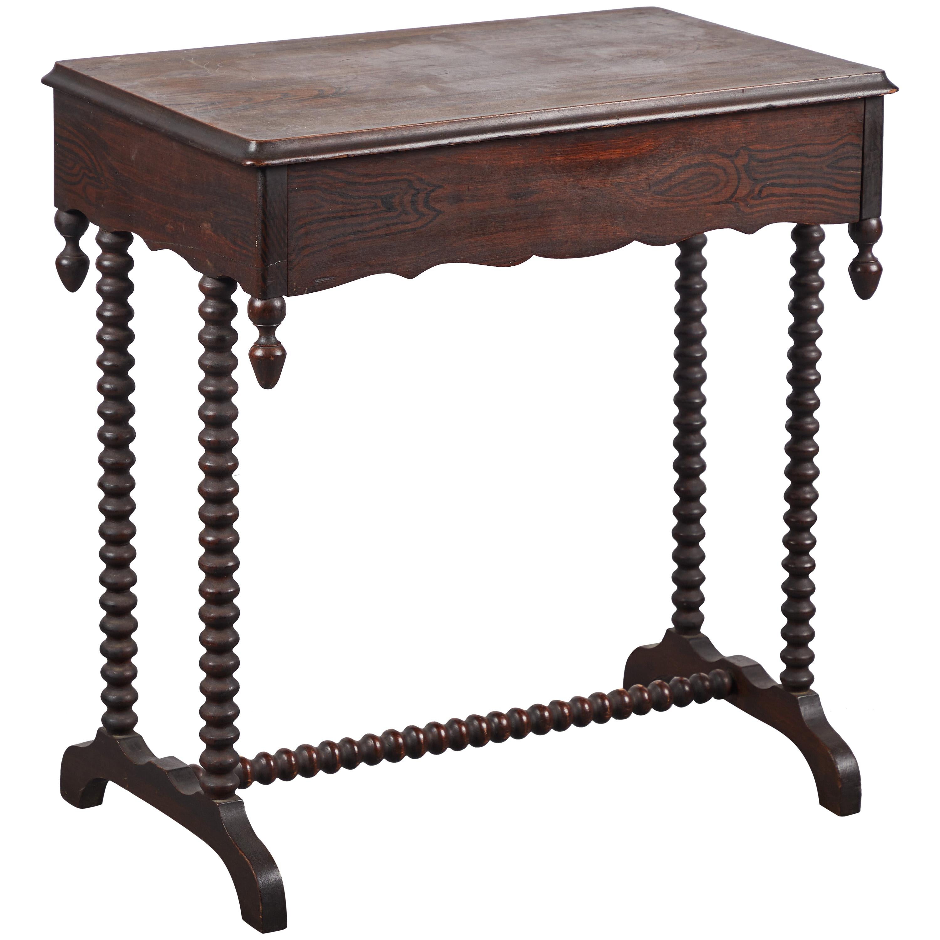 Early American Spindle Side Table