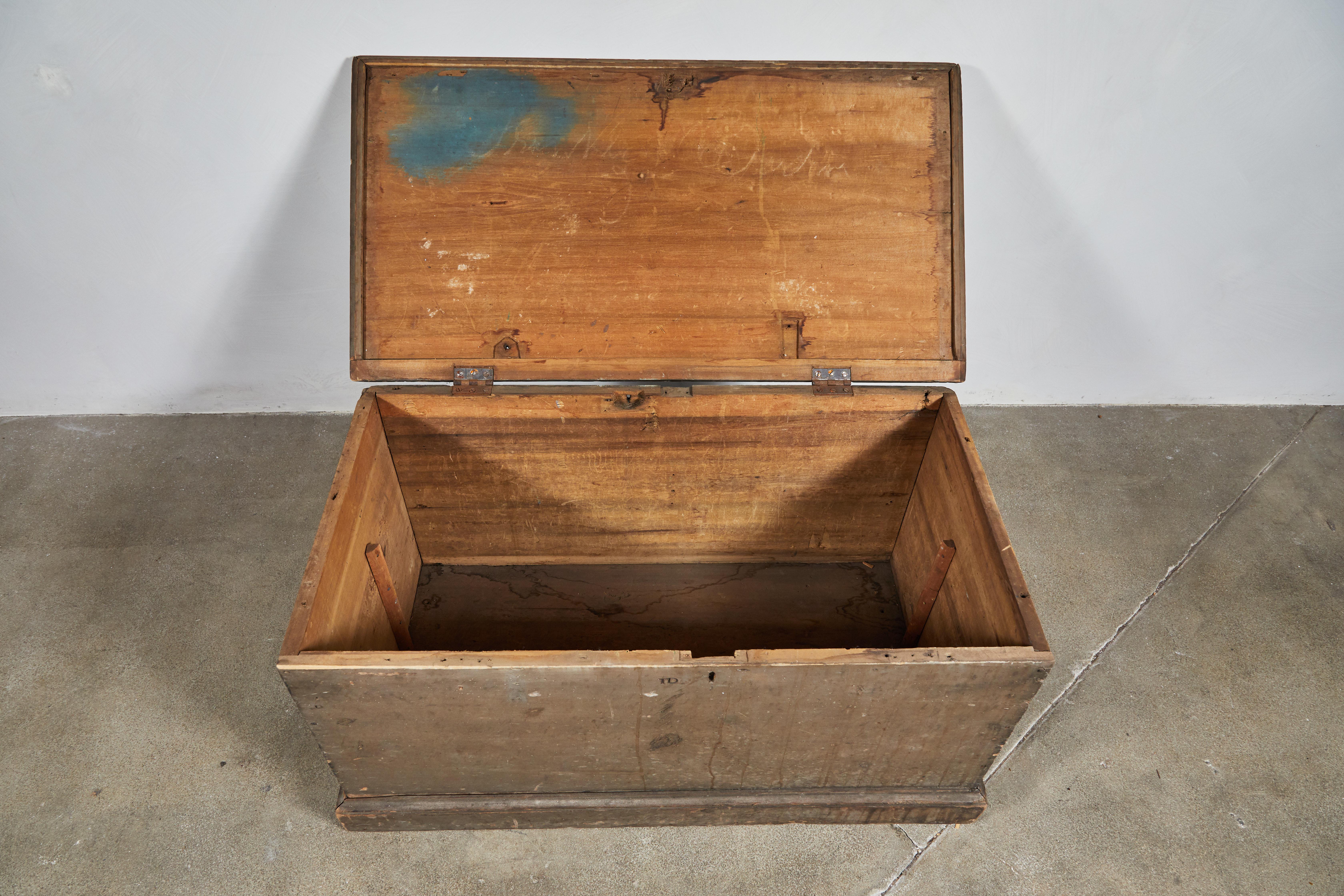 North American Early American Storage Trunk
