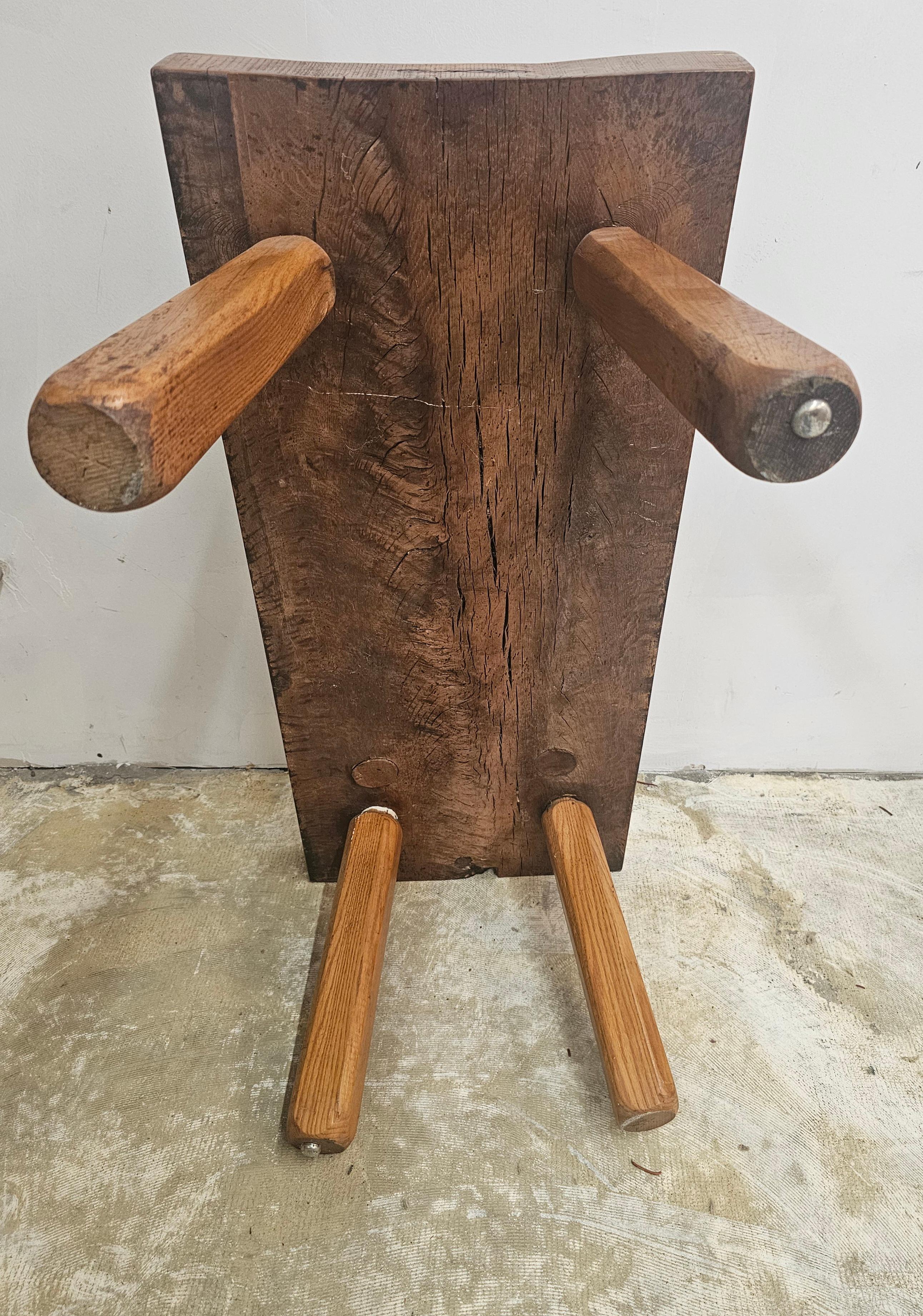 Estilo americano temprano Arts and Crafts Roble macizo  Banco en venta 1