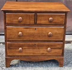 Commode de chevet en cerisier de style américain précoce Commode de chevet à tiroirs