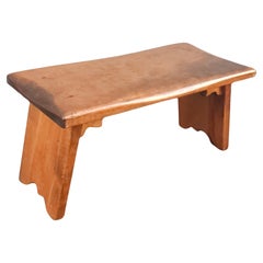 Early American Style Low Bench or Footstool 