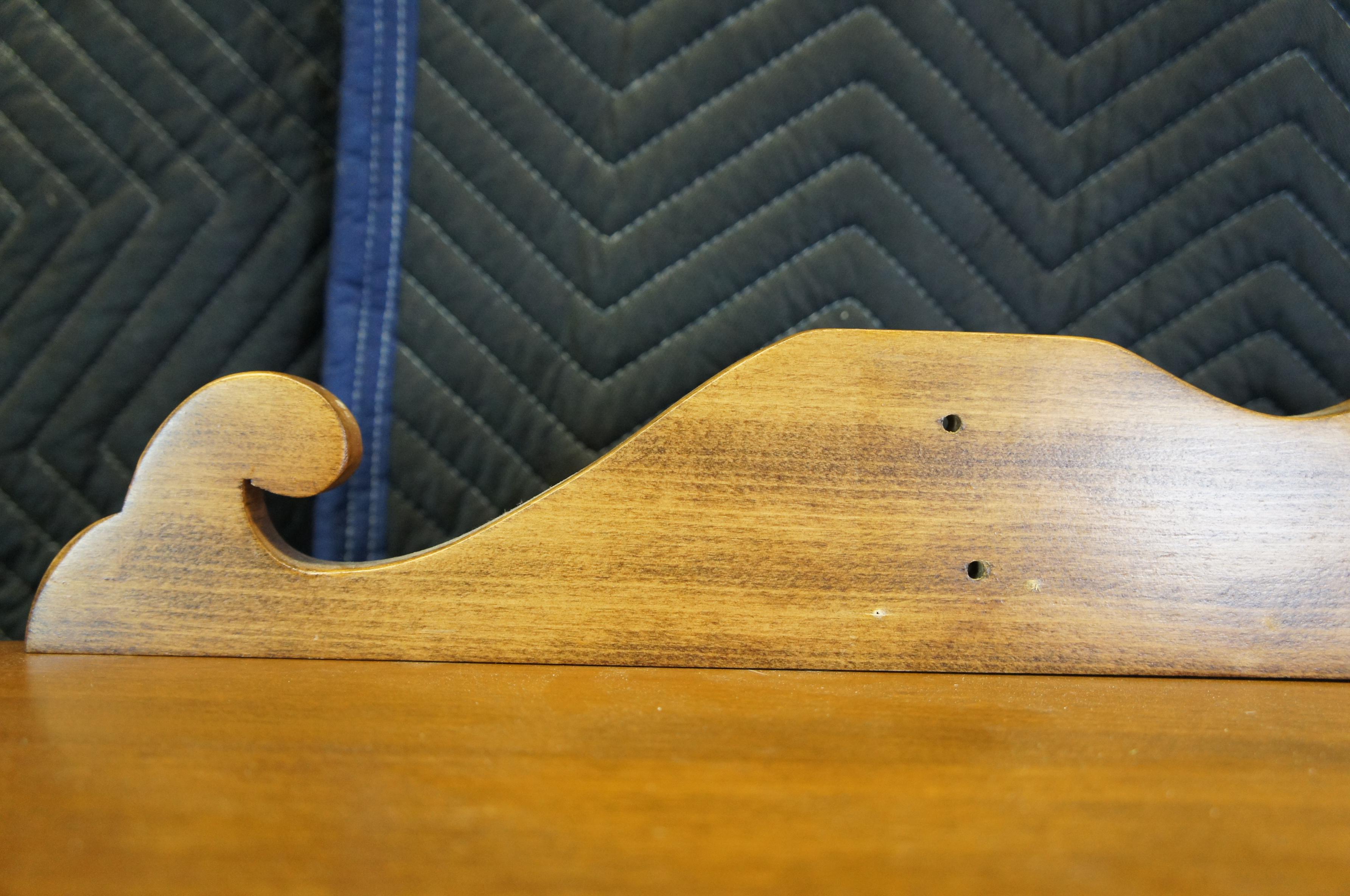 Table de bureau de bibliothèque ou de coiffeuse en chêne de style américain ancien avec trou de serrure 1