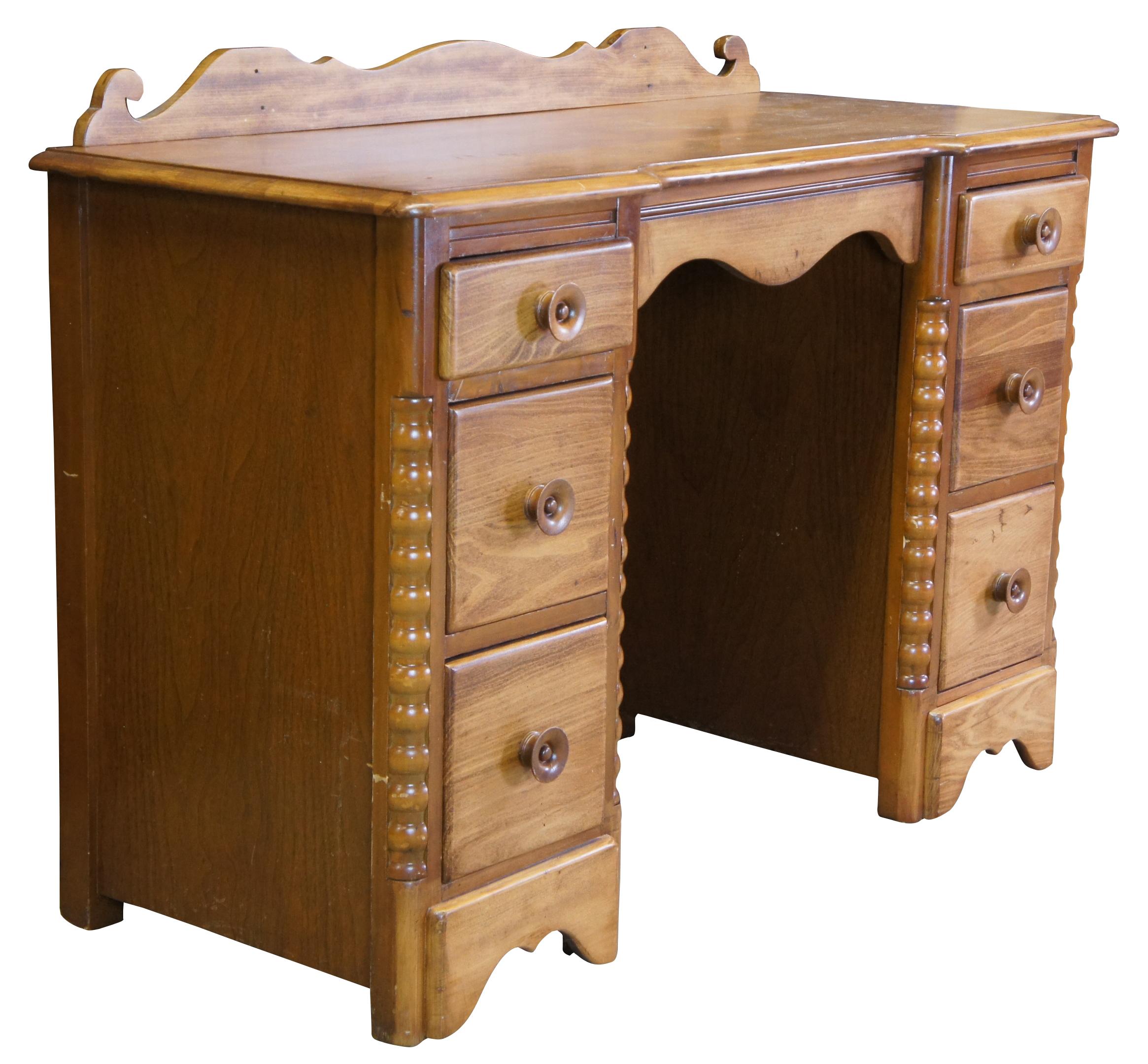 american oak dressing table desk