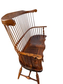 Early American style Windsor Bench Settee