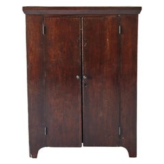Antique Early American Two-Door Cabinet