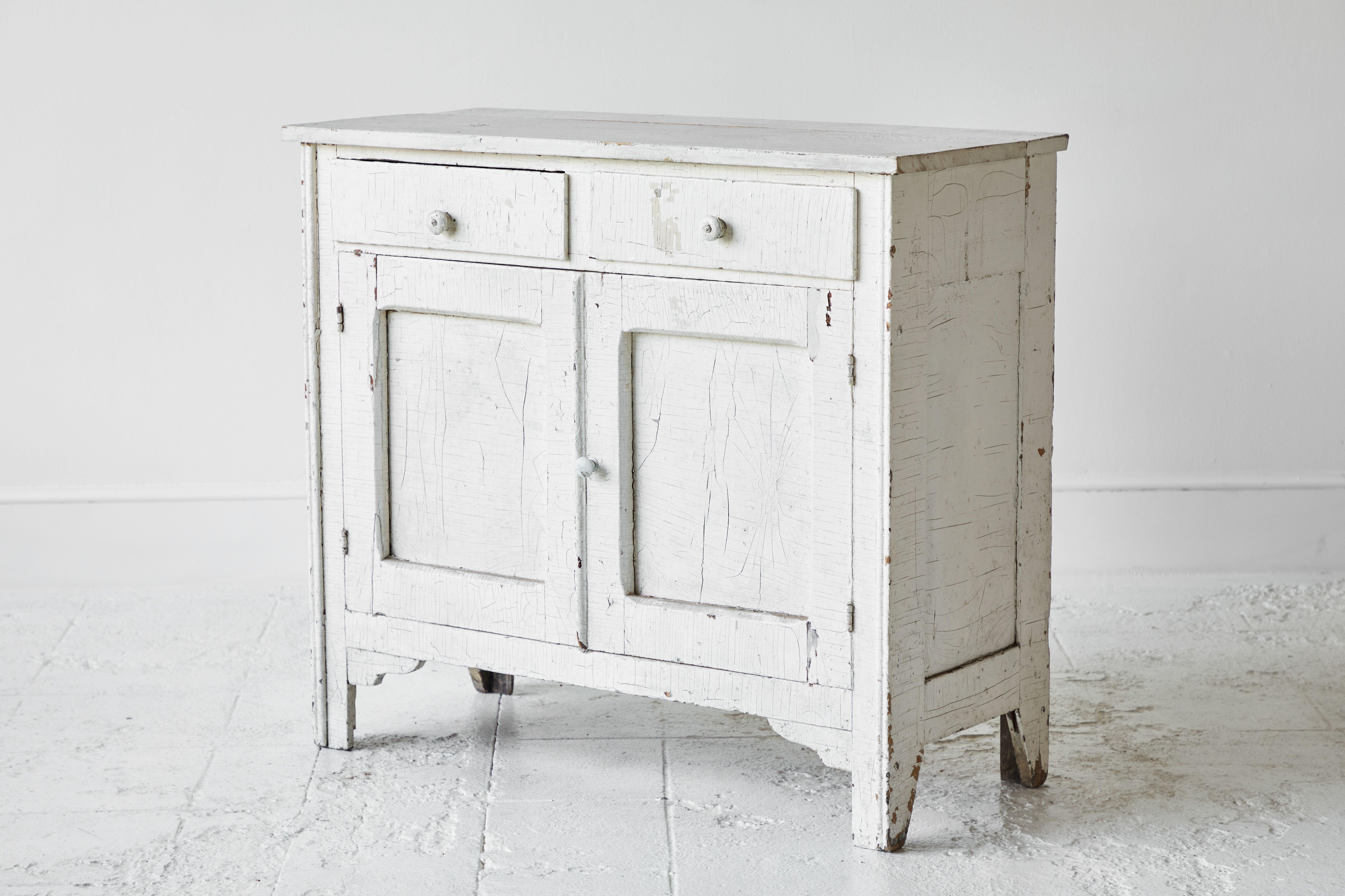 Early American White Painted Server 1