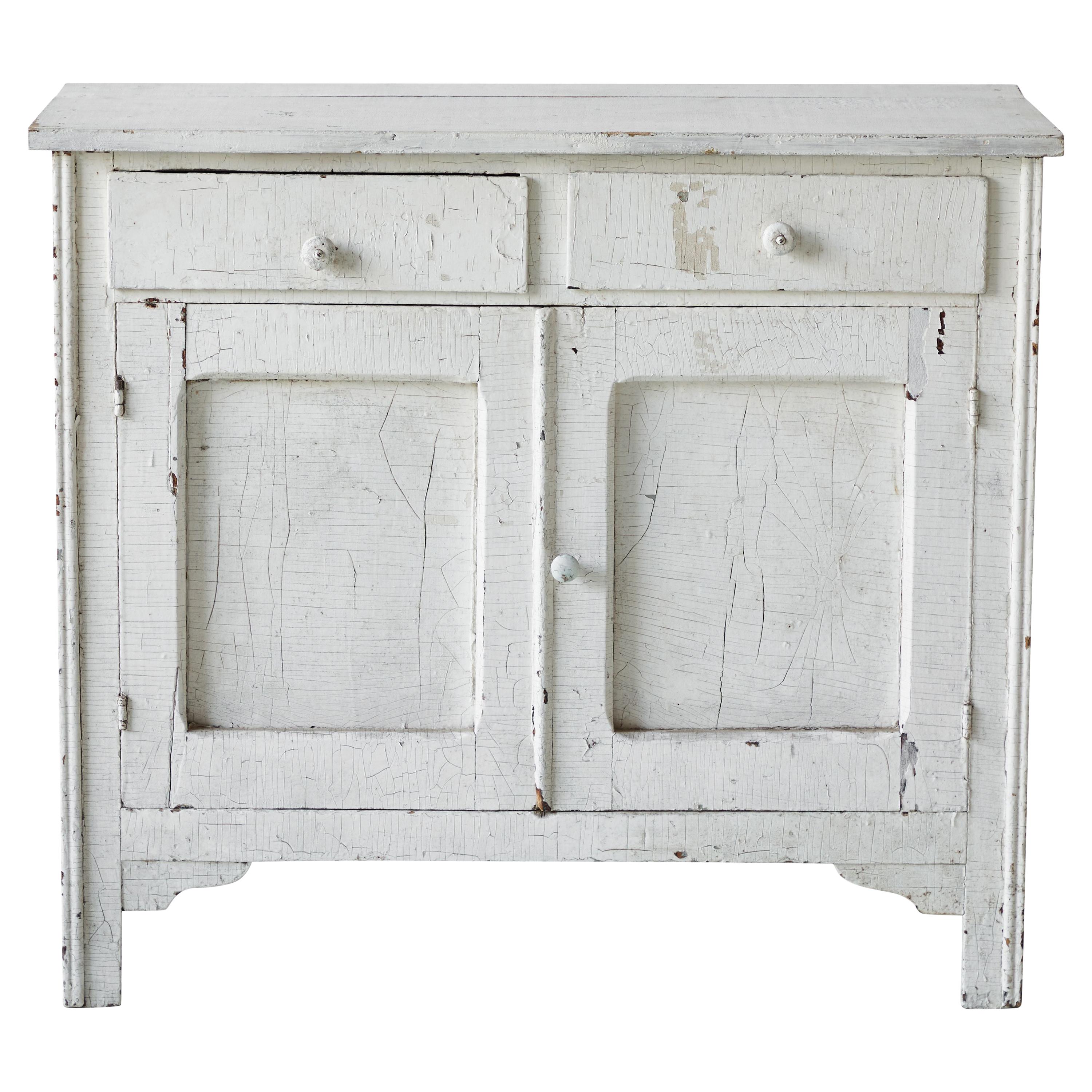 Early American White Painted Server