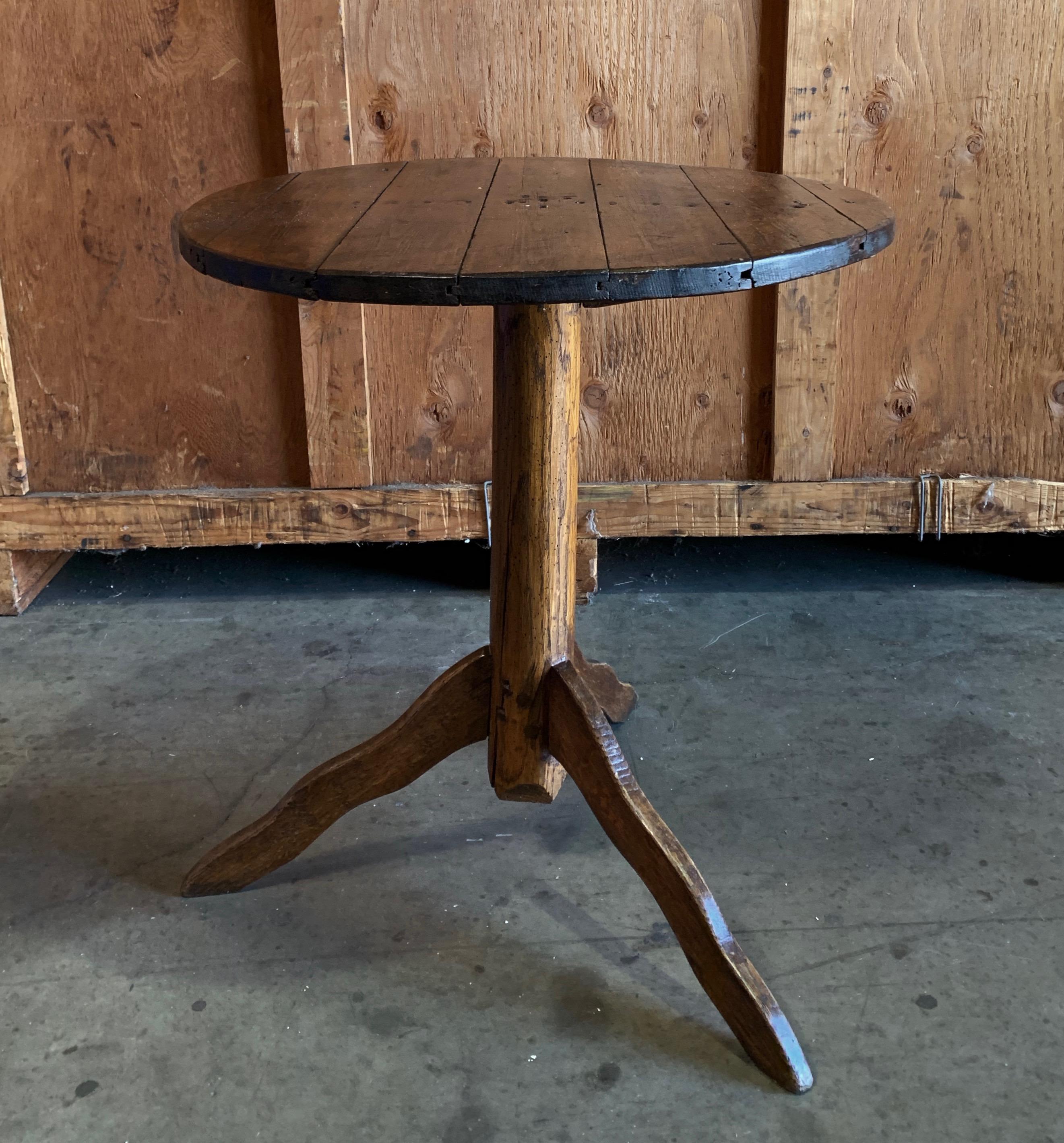 dark wood side tables