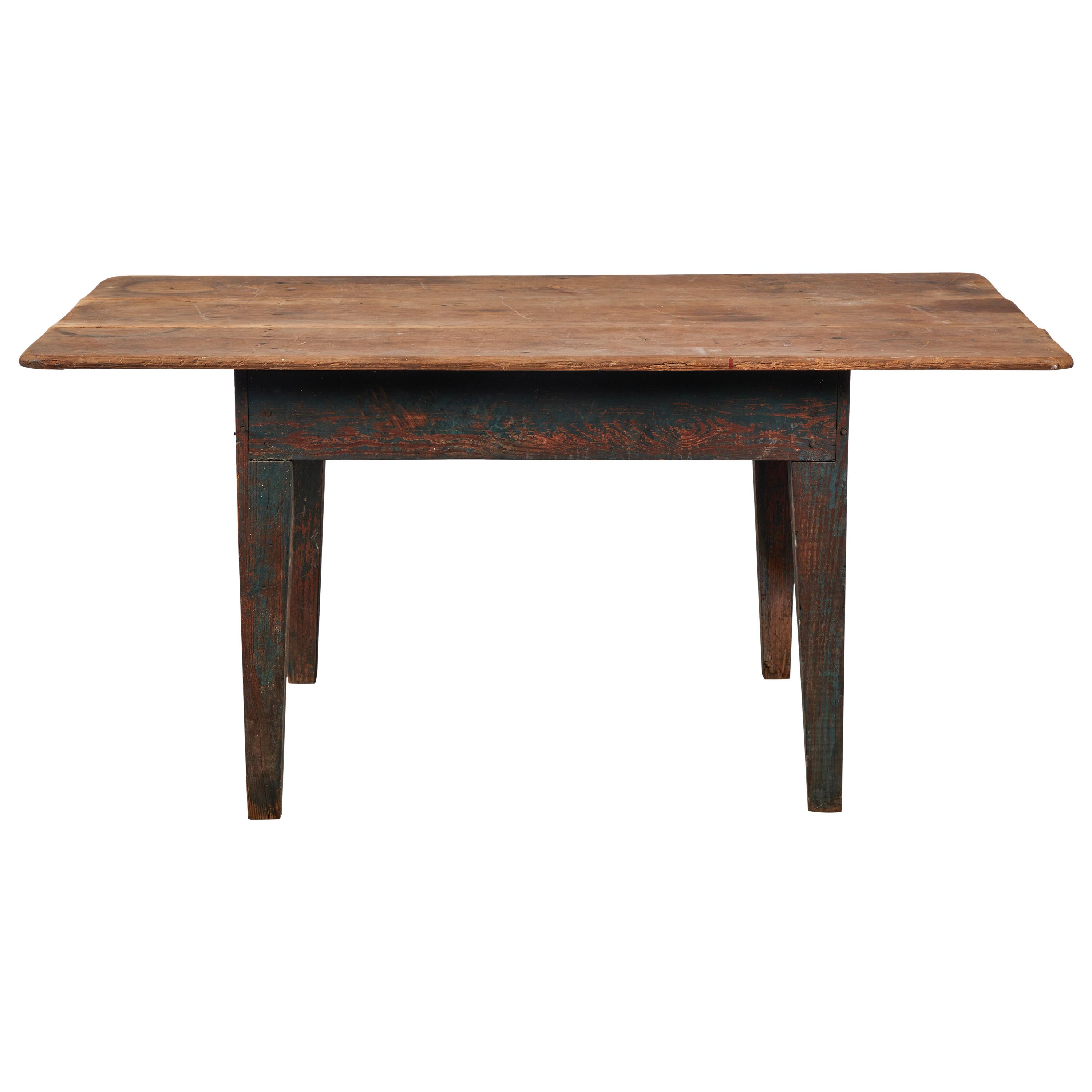 Early American Wooden Dining Table