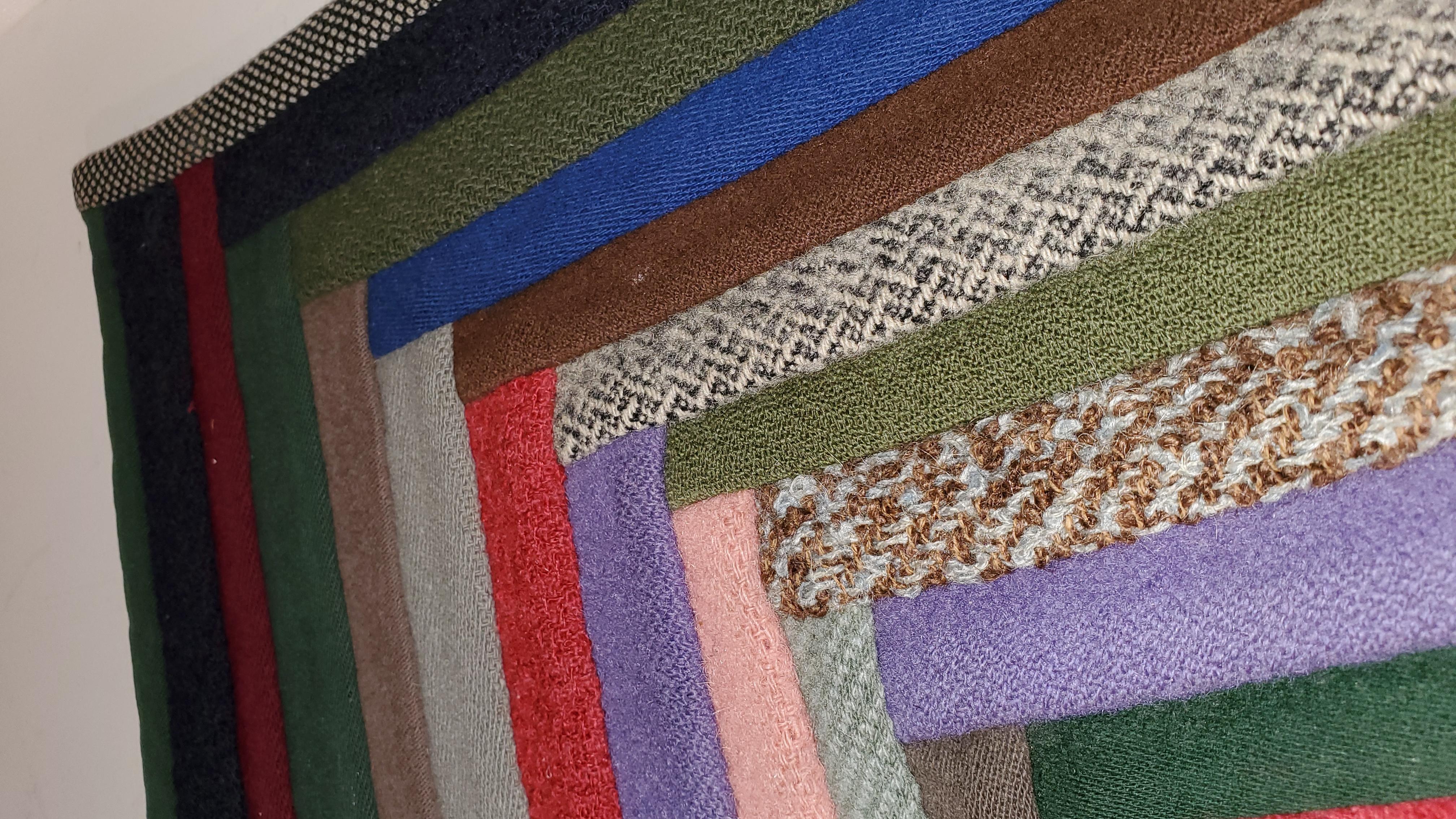 American Early Amish Wool Concentric Squares Crib Quilt