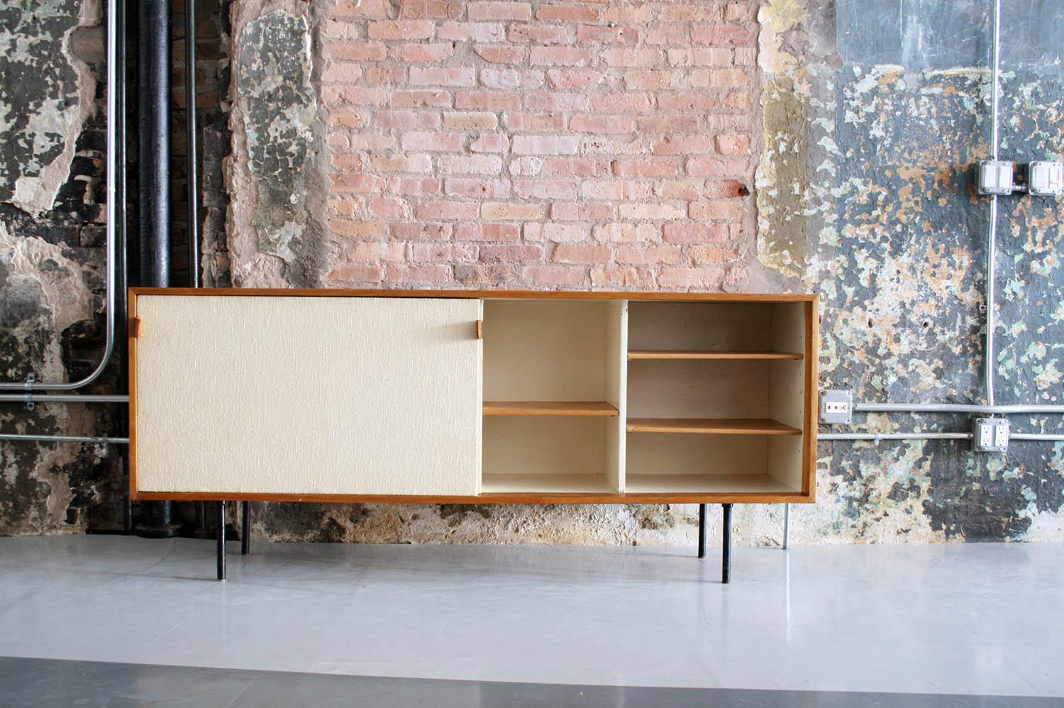 Steel Early and Original Credenza by Florence Knoll for Knoll