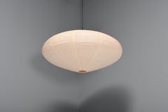 Early and Rare 21A Akari Pendant by Isamu Noguchi for Ozeki, 1950s