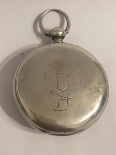 Early and Rare Chinese Duplex Silver Key-Wind Pocket Watch