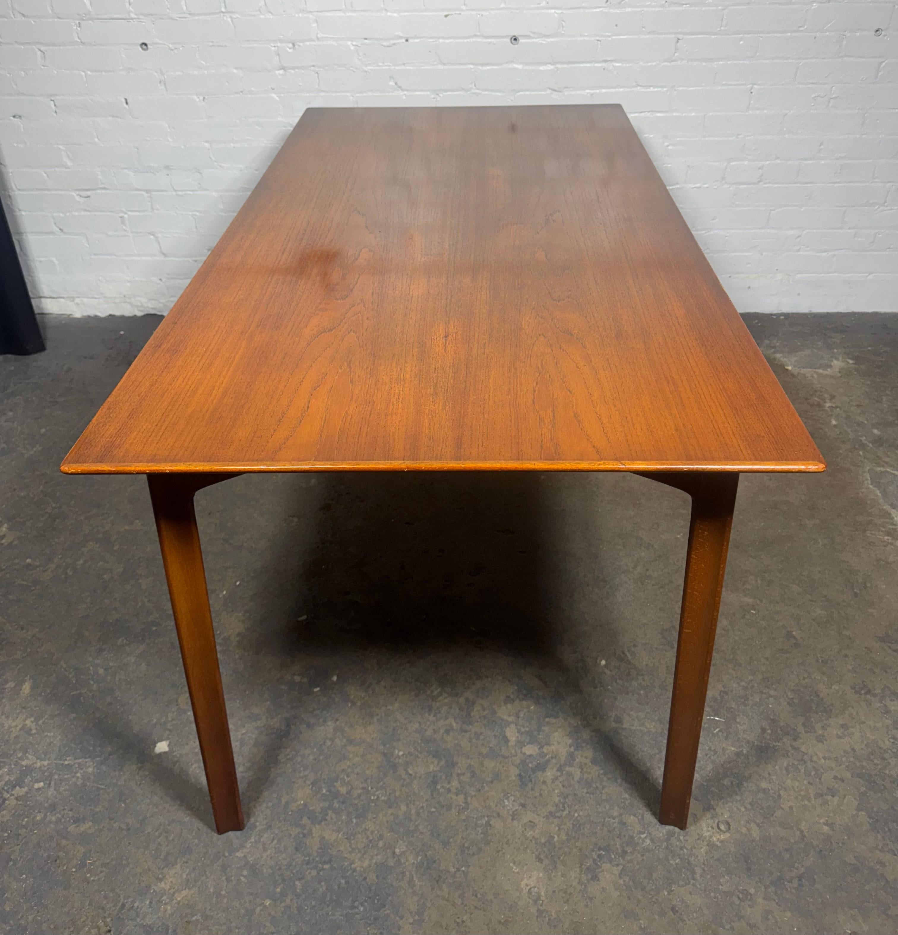 Teak Early and Rare Dining Table / Desk 