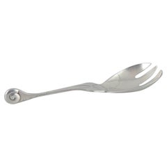 Rara forchetta da portata "Ornamental" di Georg Jensen. Circa 1920