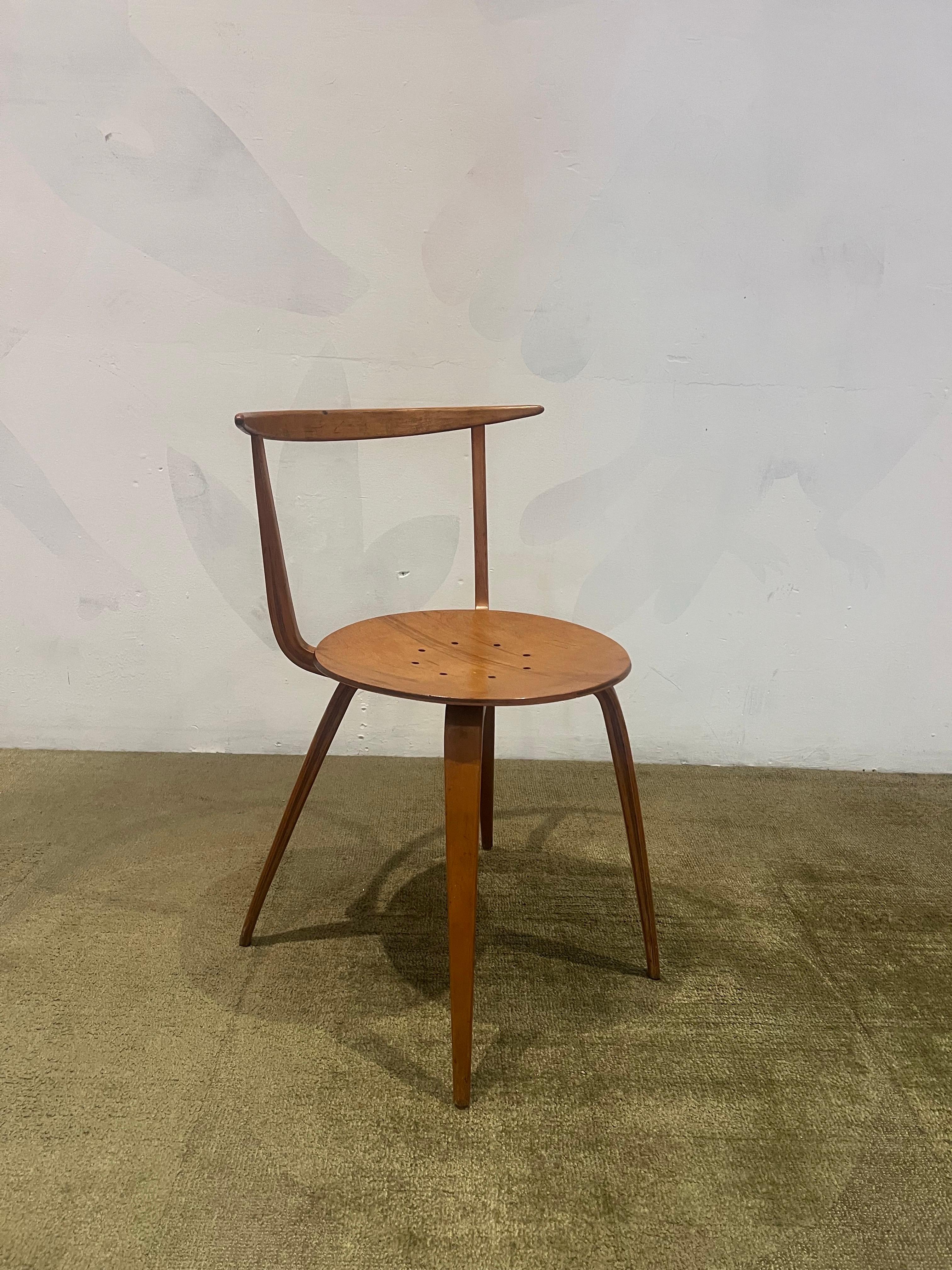 Mid-Century Modern Early and Rare George Nelson Pretzel Chair American Mid Century For Sale