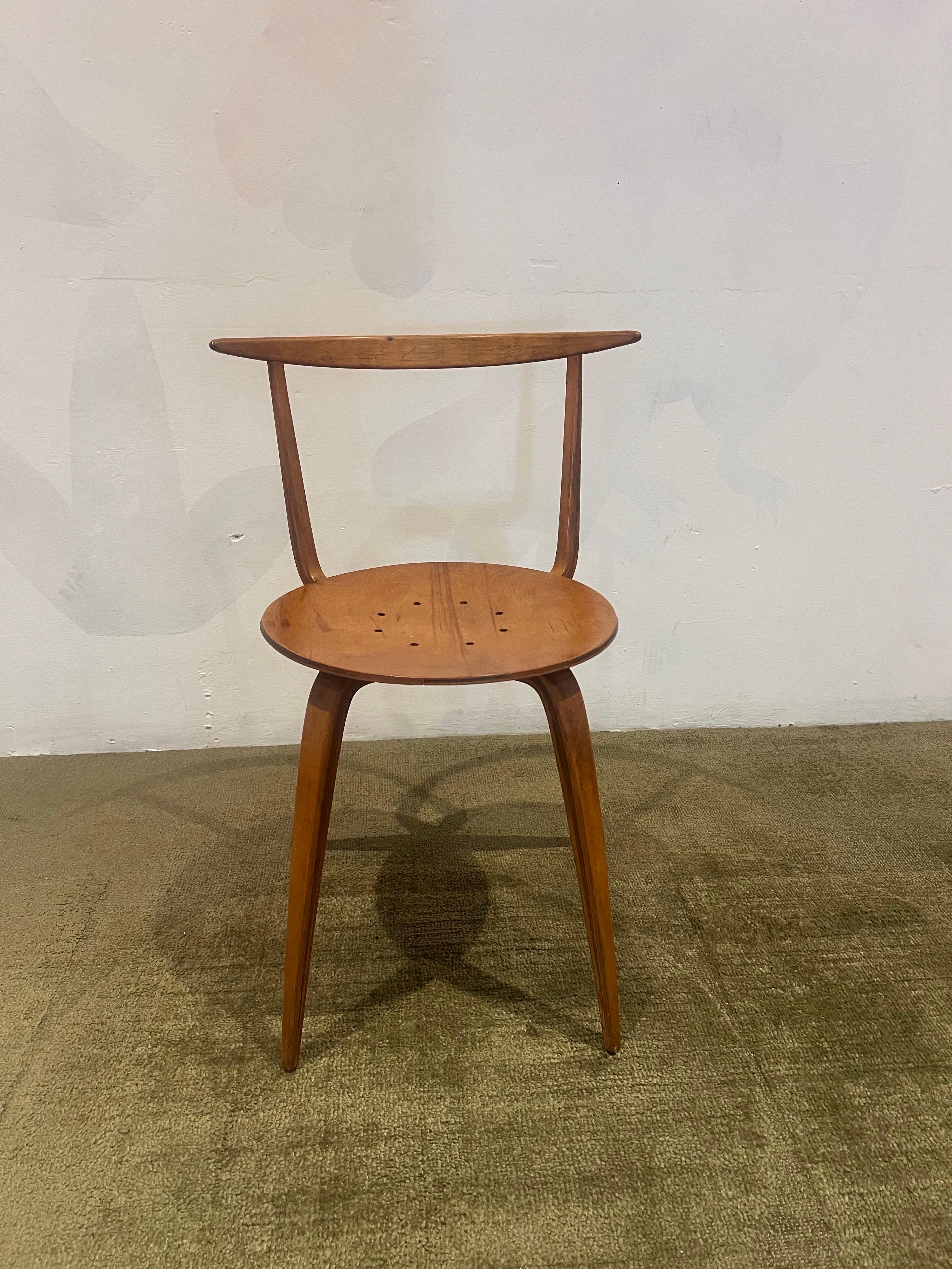 20th Century Early and Rare George Nelson Pretzel Chair American Mid Century For Sale