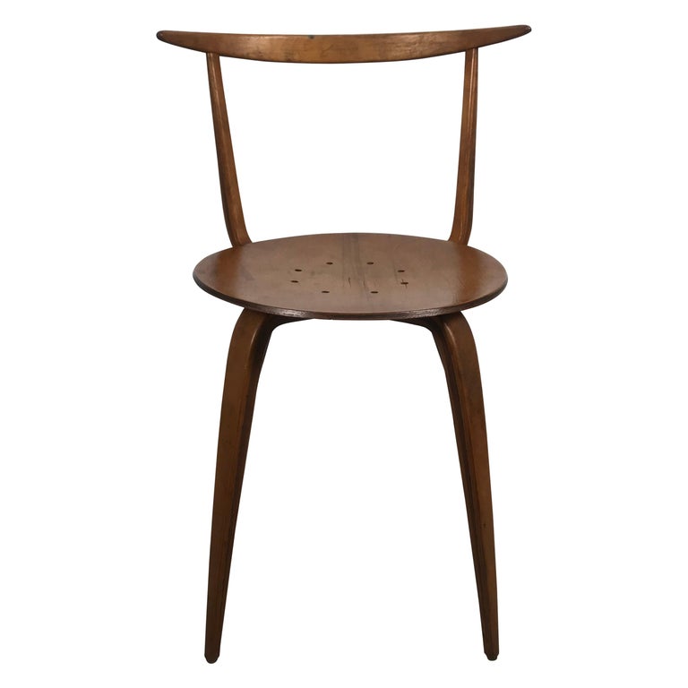 Early and Rare George Nelson Pretzel Chair, 1952 For at