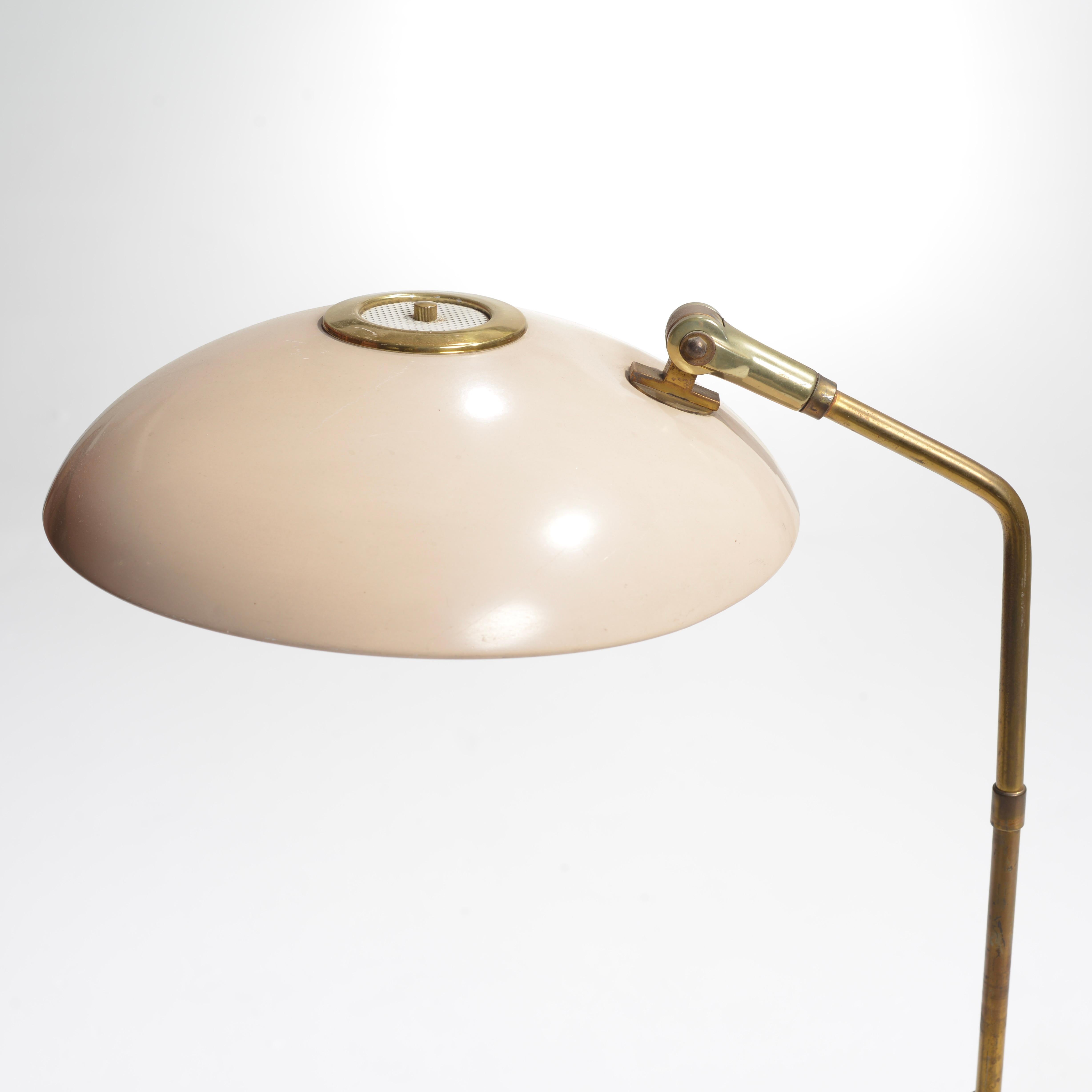 American Early and Rare Gerald Thurston for Lightolier Floor Lamp 