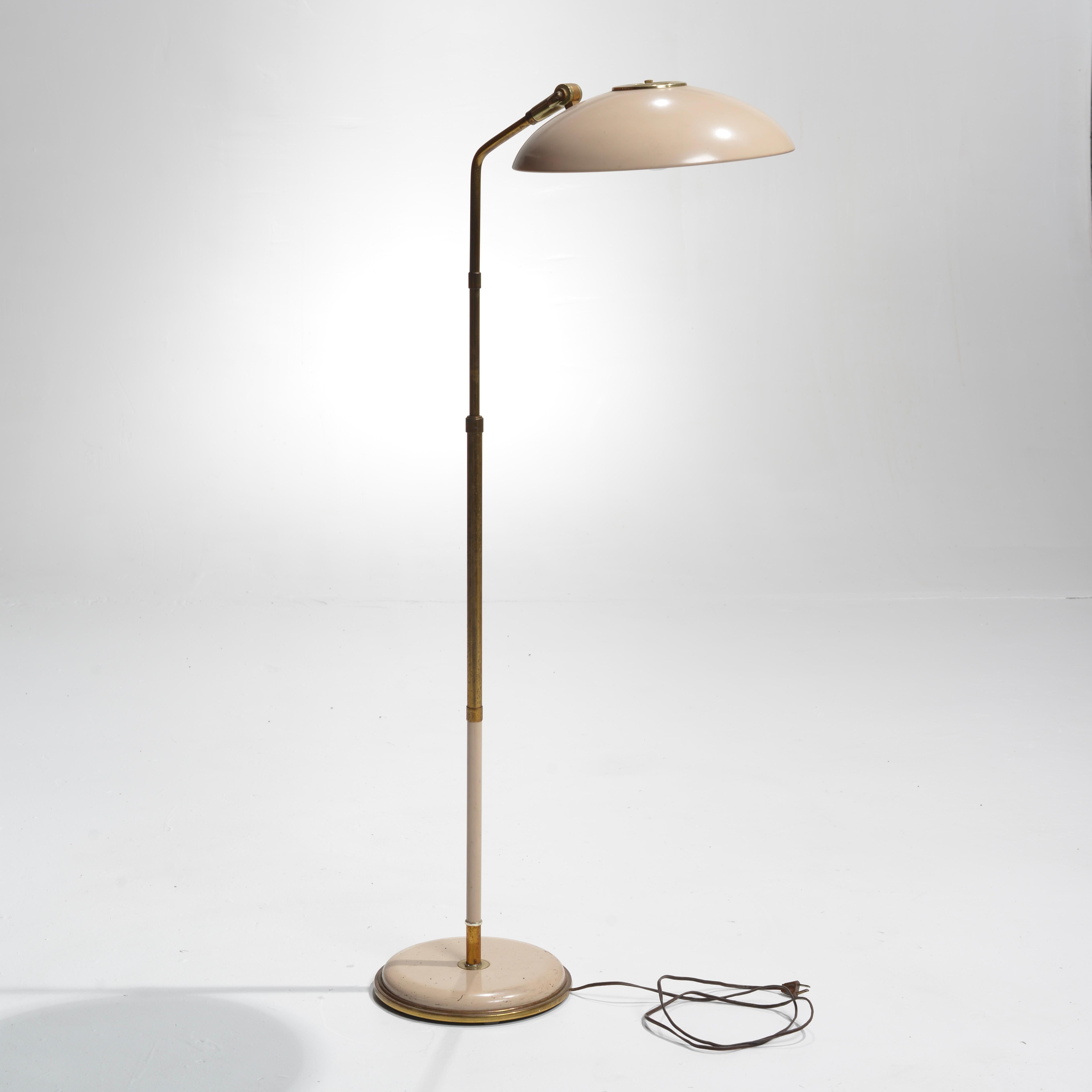 Early and Rare Gerald Thurston for Lightolier Floor Lamp  In Good Condition In Los Angeles, CA