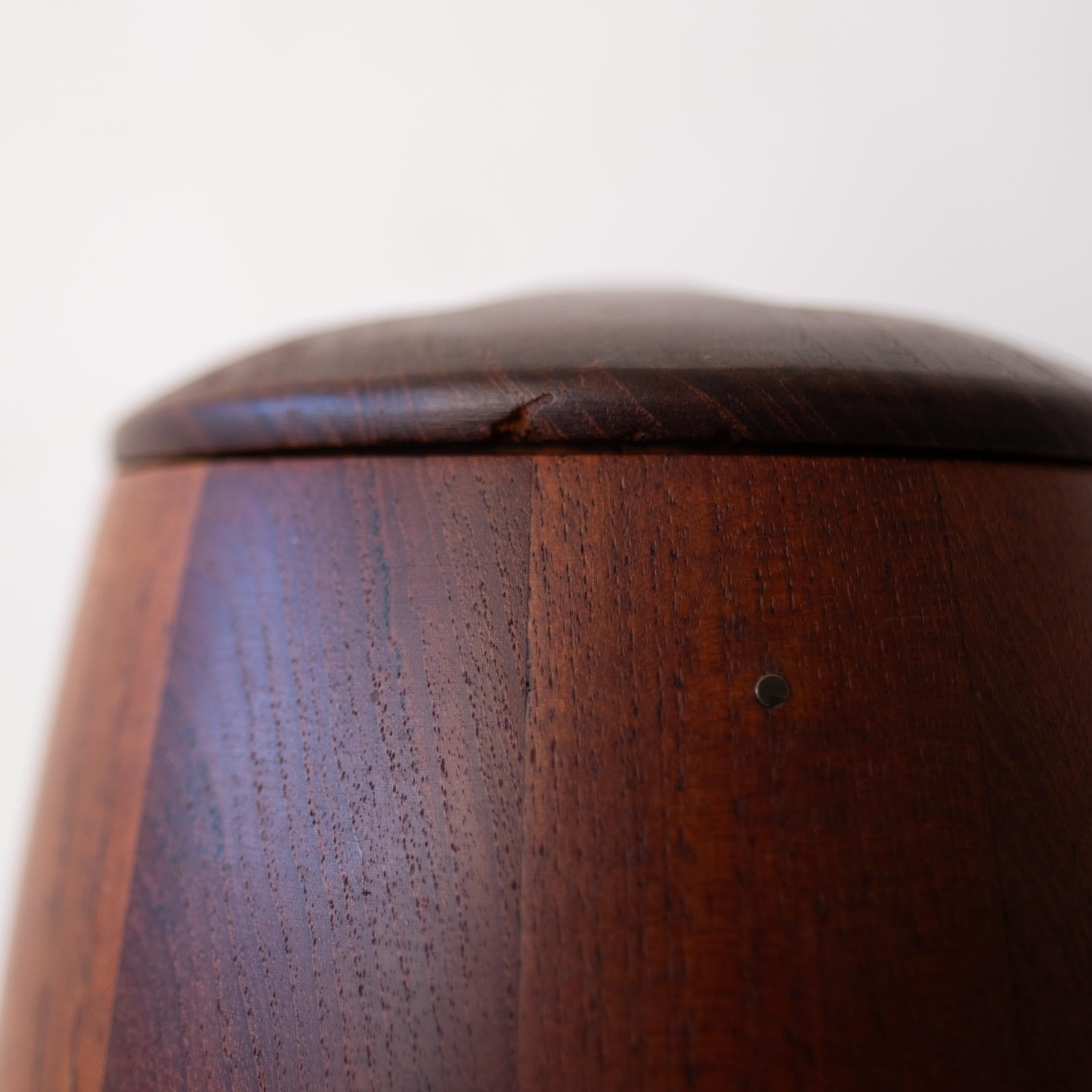 Early and Rare Jens Quistgaard for Dansk Teak Ice Bucket For Sale 4