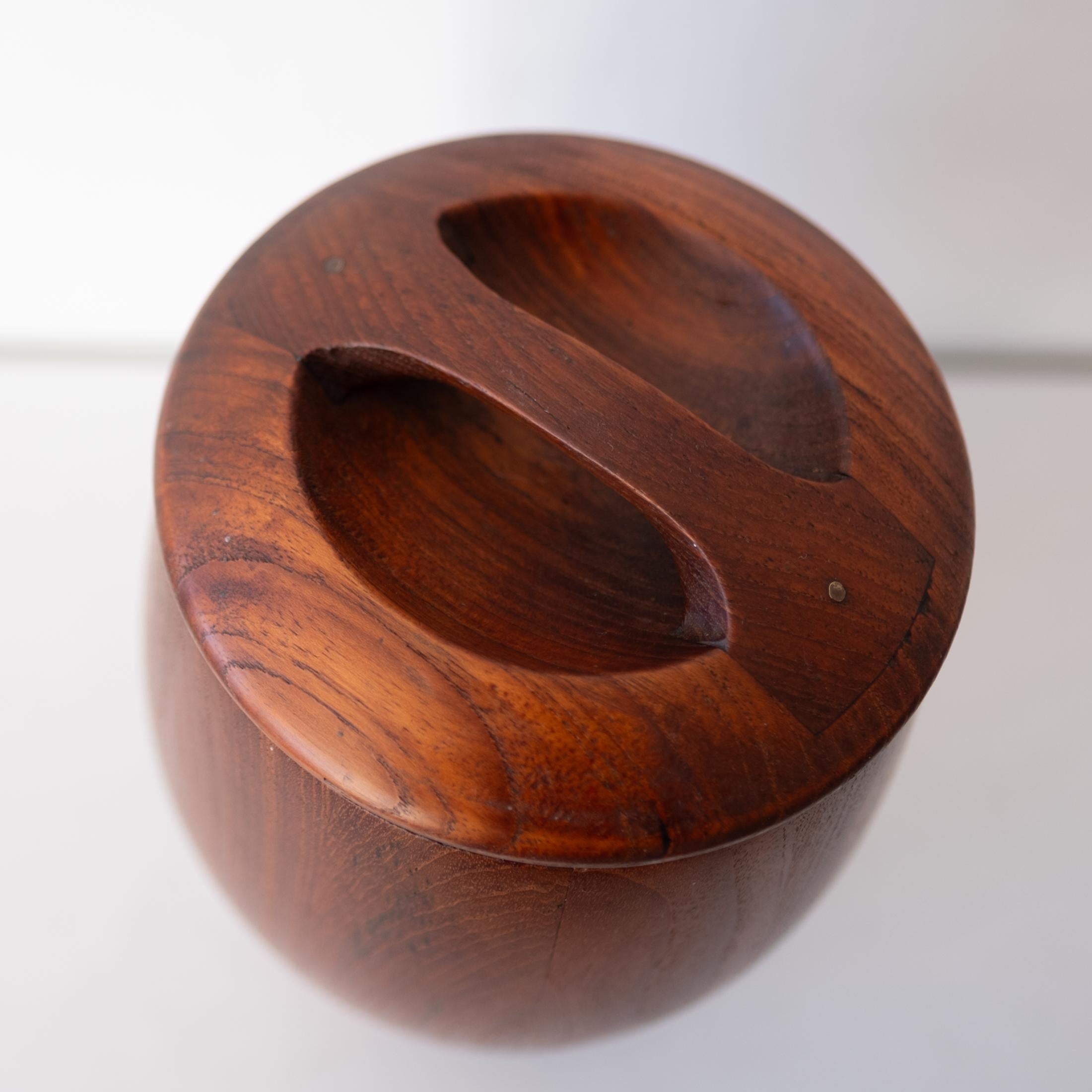 Danish Early and Rare Jens Quistgaard for Dansk Teak Ice Bucket For Sale