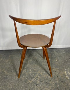Early and Rare Pretzel sIDE Chair by George Nelson
