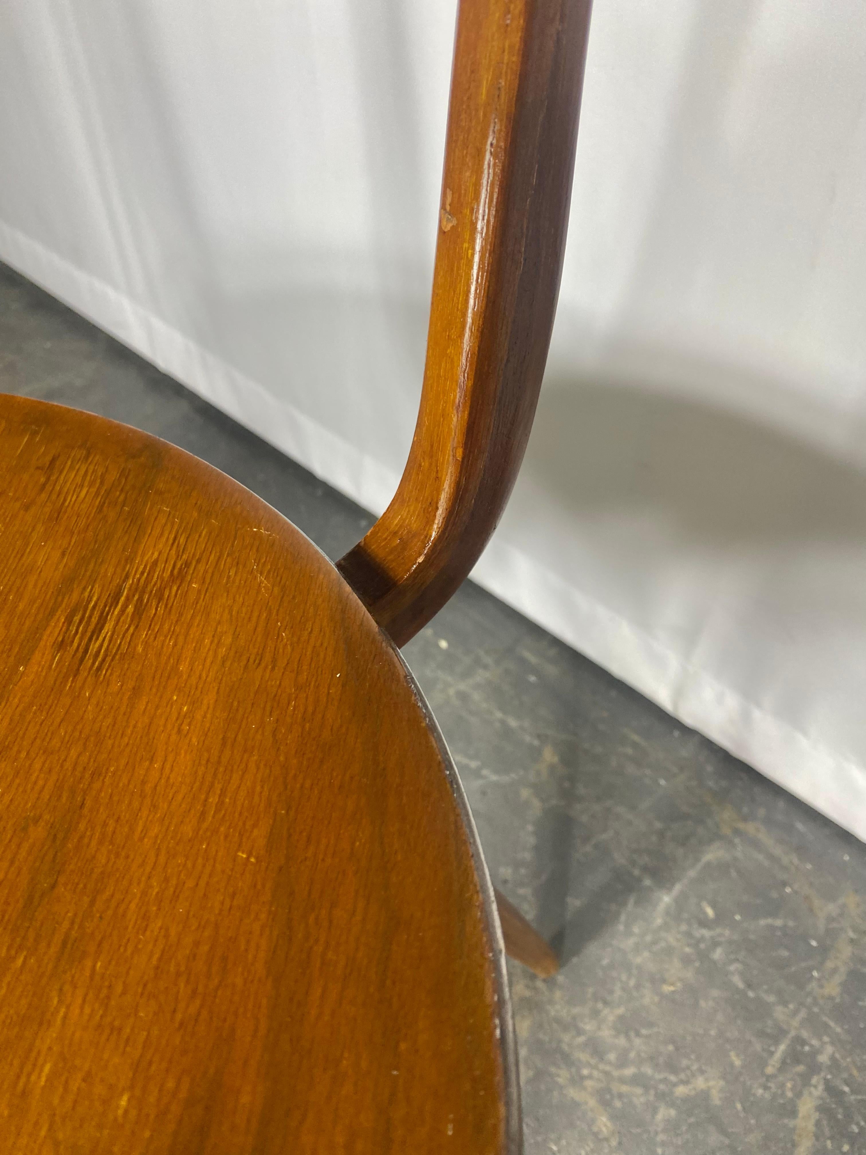Mid-Century Modern Early and Rare Pretzel sIDE Chair by George Nelson For Sale