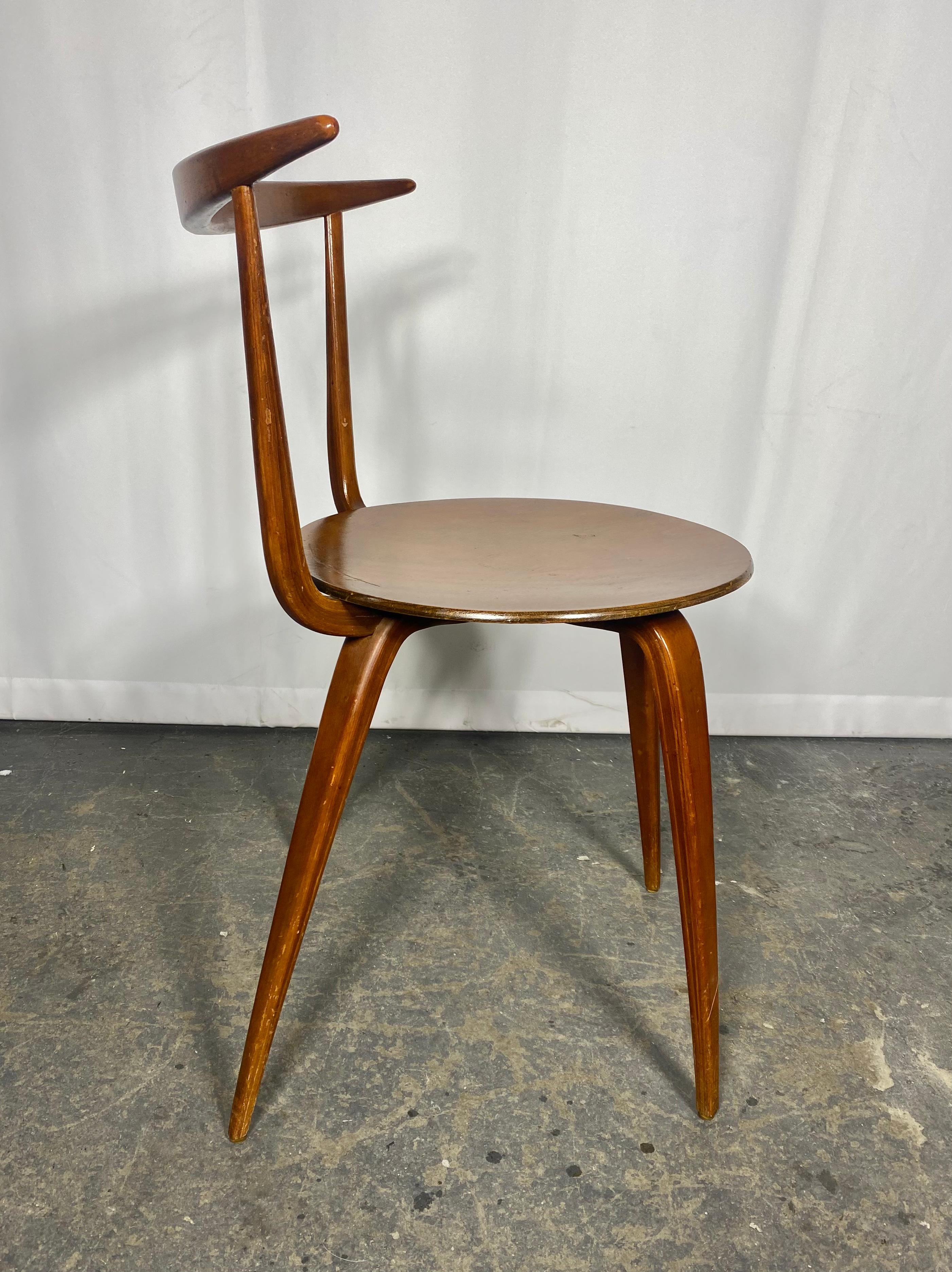 American Early and Rare Pretzel sIDE Chair by George Nelson For Sale