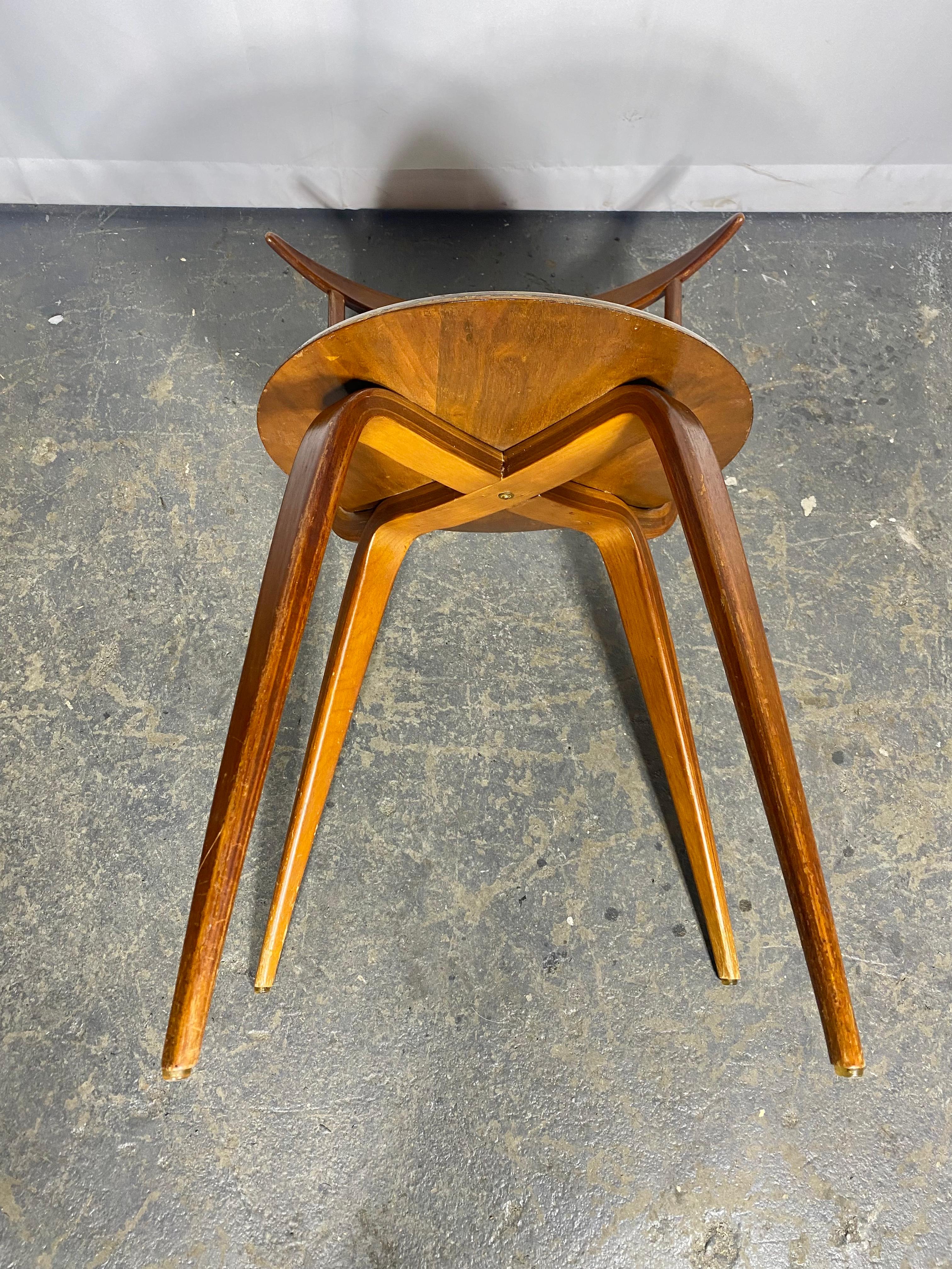 Early and Rare Pretzel sIDE Chair by George Nelson In Good Condition For Sale In Buffalo, NY