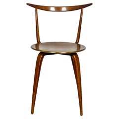 Vintage Early and Rare Pretzel sIDE Chair by George Nelson
