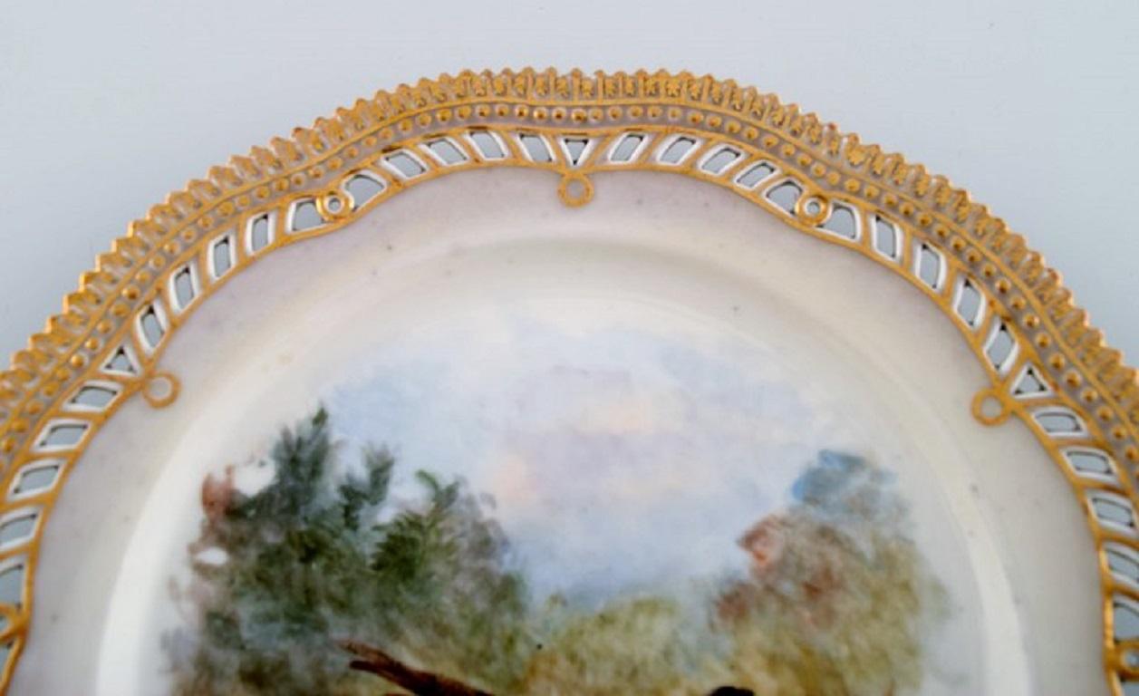 Danois Rare et ancienne assiette Fauna Danica de Royal Copenhagen en vente