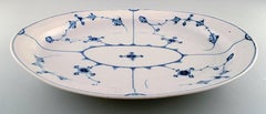 Early and Rare Royal Copenhagen Large Oval Dish in Museum Quality